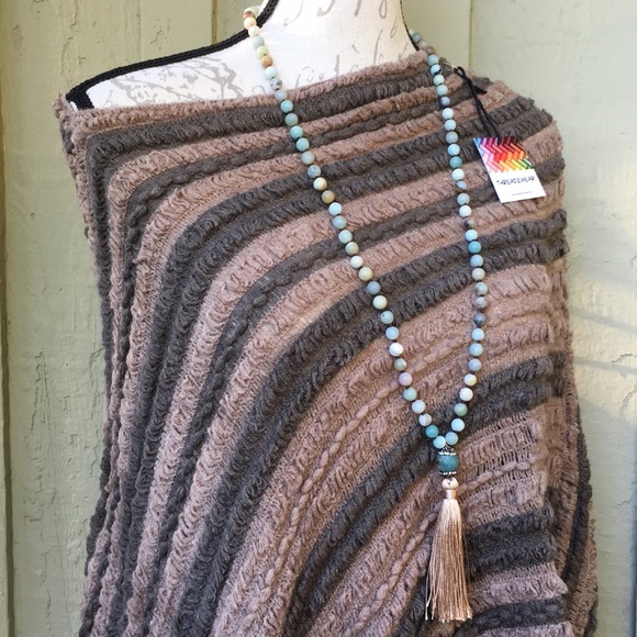 🎉Host Pick🎉New! Fuzzy Sweater Poncho - Picture 4 of 4